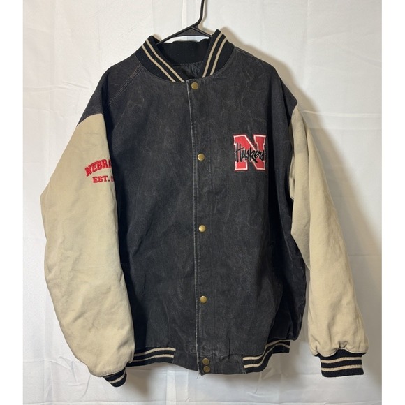 G-III Jackets & Blazers - NCAA NEBRASKA CORNHUSKERS MEN'S VARSITY JACKET Streetwear Prep Size 2XL